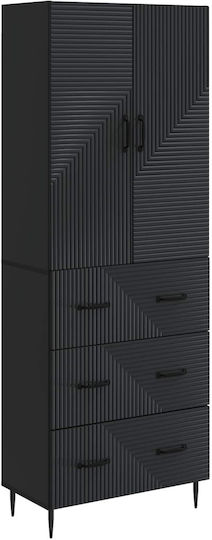 Черни Етажерки (2 Броя) 66x34.5x90 см