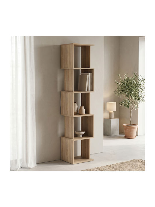 Bibliotecă Cubik Sonoma 35x30x161 cm