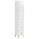vidaXL Bathroom Column Cabinet Wall Hung M33xD3...