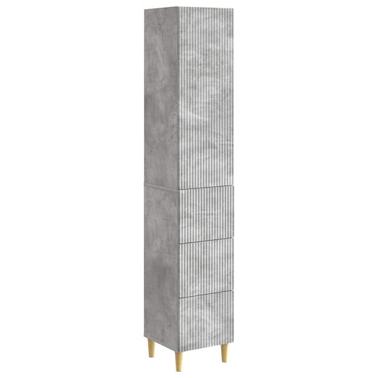 vidaXL Coloană de Baie de Perete M33xA34,5xÎ90cm Gri