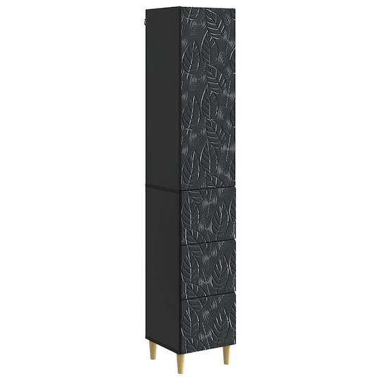 vidaXL Στήλη Μπάνιου Τοίχου 33x34.5x90cm Sonoma