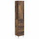 vidaXL Bathroom Column Cabinet Wall Hung M33xL3...