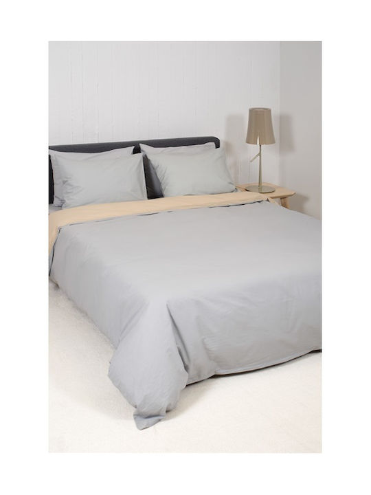 Biokarpet Bettbezüge Home View Lt Grau Beige-Se...