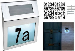 Wall Mounted Solar Light House Number