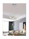 Universo Illuminazione Lumini Suspendate Argintiu LED 50x11cm
