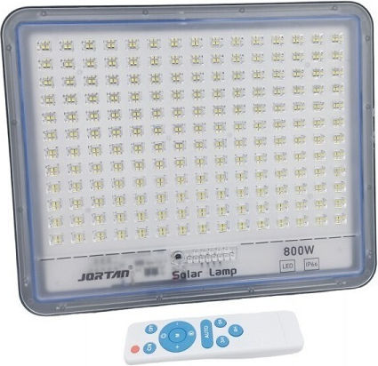 JT Waterproof Solar LED Flood Light 800W With Remote Control IP66