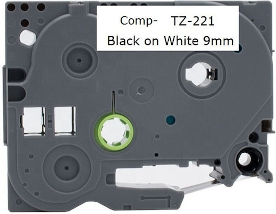 Brother Label Maker Tape in Black Colour Compatible with Brother TZe/TZ