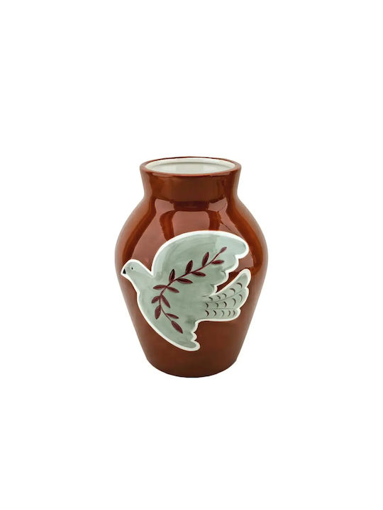 Vază Ceramică Green Dove H 20,3 Cm Ø 15,5 Cm
