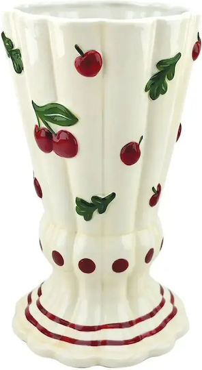 Βάζο Κεραμικό Cherry Love H 27,1 Cm Ø16 Cm