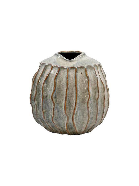 Keramik Vase Fylliana Fl243 Grün-Grau-Gold Farb...