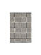 Kentia Badematte Baumwoll Onyx 000081314 Hellgrau-Schwarz 50x70cm