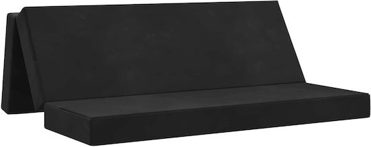 Vielseitiger Sitzsack Kanape Schwarz 200x67x45cm