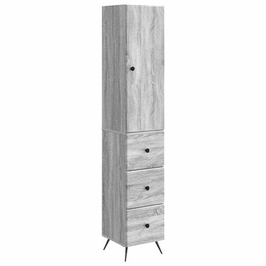 vidaXL Bathroom Column Cabinet Floor M34.5xL34.5xH90cm Sonoma