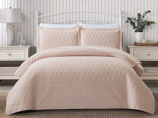 Liolios Home Glenda Σετ Υπέρδιπλο Glenda Rose 240x260cm