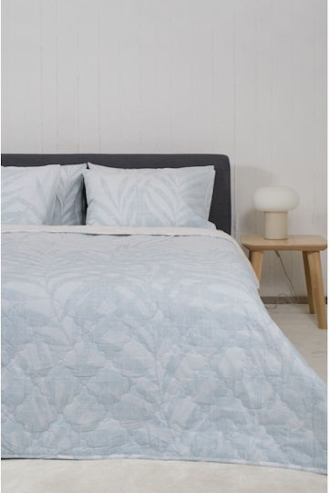 Biokarpet Home Nordic 851 Tampere Duck Egg Κουβερλί-μονό 160x240 Cm