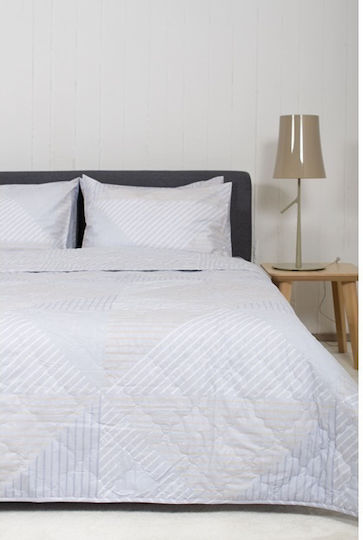 Biokarpet Home Nordic 853 Cardiff Skyblue Κουβερλί-μονό 160x240 Cm