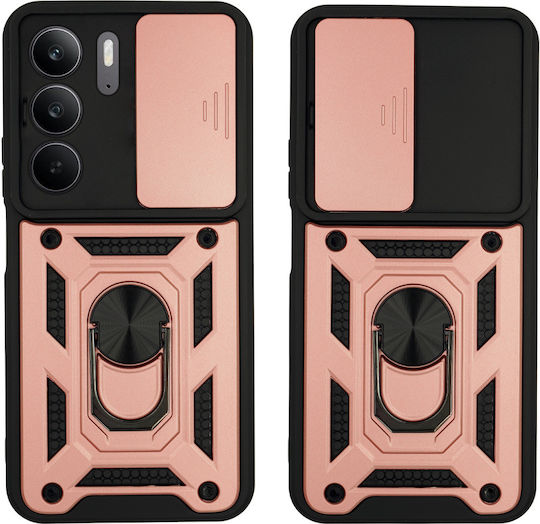 Θήκη Ring Armor Campro Sonique Realme C75 4g Ροζ Χρυσό
