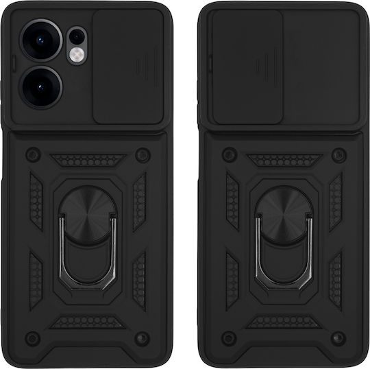 Ring Armor Campro Case Sonique Oppo Oppo Reno13 F 5g Oppo Reno13 Fs 5g Black
