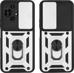 Ring Armor Campro Case Sonique TCL 50 Nxtpaper TCL 50 Pro Nxtpaper Silver