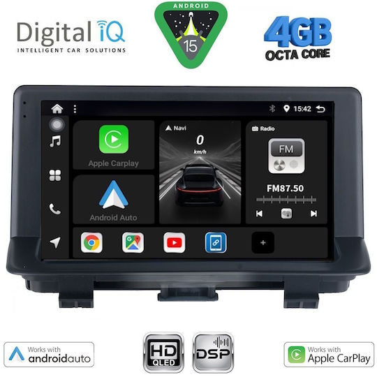 Digital IQ Ηχοσύστημα Αυτοκινήτου για Audi Q3 2012-2018 (Bluetooth/USB/WiFi/GPS/Apple-Carplay/Android-Auto) με Οθόνη Αφής 9"