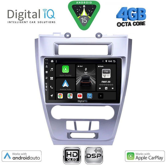 Digital IQ Ηχοσύστημα Αυτοκινήτου για Ford Fusion 2012-2017 (Bluetooth/USB/WiFi/GPS/Apple-Carplay/Android-Auto) με Οθόνη Αφής 10"