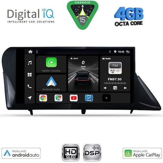 Digital IQ Ηχοσύστημα Αυτοκινήτου για Lexus RX 2009-2014 (Bluetooth/USB/WiFi/GPS/Apple-Carplay/Android-Auto) με Οθόνη Αφής 9"