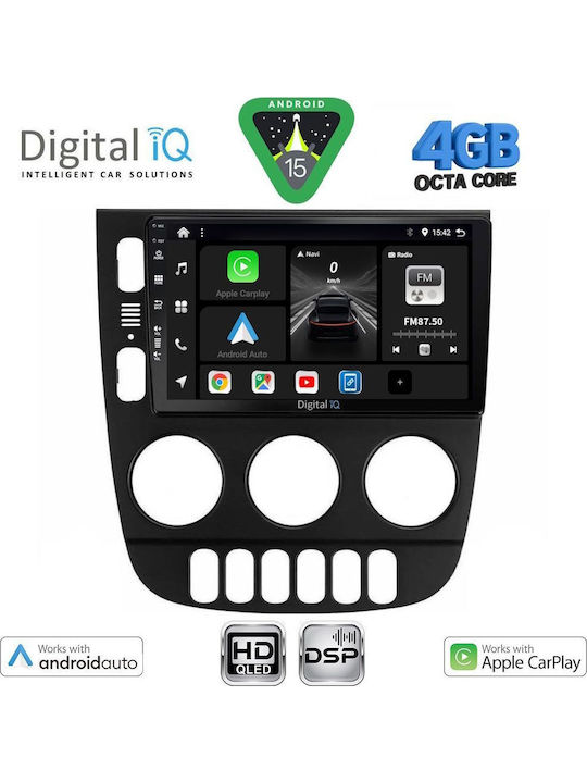 Digital IQ Car Audio System for Mercedes-Benz ML 2002-2005 Bluetooth USB WiFi GPS Apple CarPlay Android Auto with 9" Touch Screen