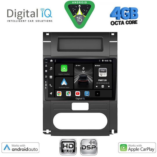 Digital IQ Car Audio System for Nissan X-Trail 2007-2013 (Bluetooth/USB/WiFi/GPS/Apple CarPlay/Android Auto) with 10" Touch Screen