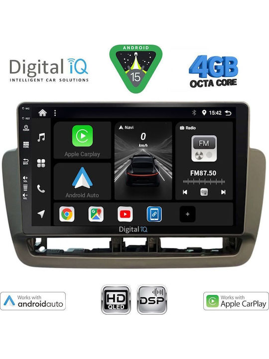 Digital IQ Car Audio System for Seat Ibiza 2012-2015 Bluetooth USB WiFi GPS Apple CarPlay Android Auto with 9" Touch Screen