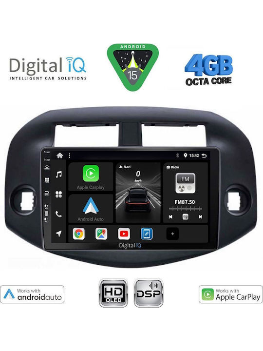 Digital IQ Car Audio System for Toyota RAV 4 2006-2012 (Bluetooth/USB/WiFi/GPS/Apple CarPlay/Android Auto) with 10" Touch Screen