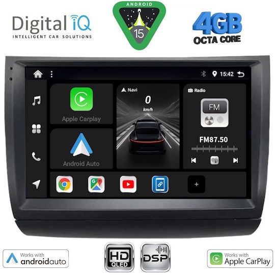 Digital IQ Car Audio System for Toyota Prius 2003-2009 Bluetooth USB WiFi GPS Apple CarPlay Android Auto with 9" Touch Screen