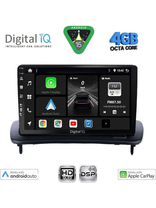 Digital IQ Car Audio System for Volvo C30 / S40 2004-2013 (Bluetooth/USB/WiFi/GPS/Apple CarPlay/Android Auto) with 9" Touch Screen