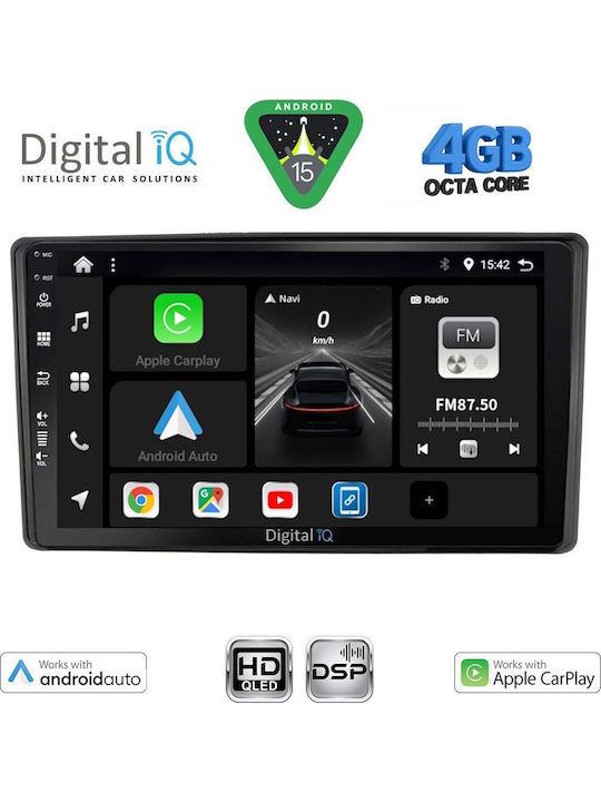 Digital IQ Car Audio System for Toyota Raize 2020 with Touch Screen 10" Digital IQ BXF 16701 CPAA Bluetooth USB Wi-Fi GPS Apple CarPlay Android Auto