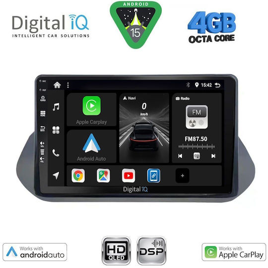 Digital IQ Ηχοσύστημα Αυτοκινήτου για Nissan Qashqai 2021 (Bluetooth/USB/WiFi/GPS/Apple-Carplay/Android-Auto) με Οθόνη Αφής 10"