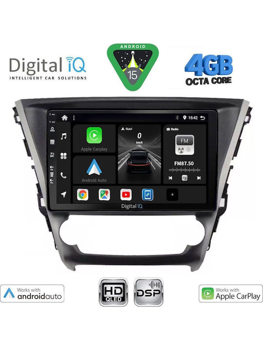 Digital IQ Auto-Audiosystem Für Toyota Avensis 2016-2019 Bluetooth USB Eingebautes Wi-Fi GPS Apple CarPlay Android Auto Mit 10 Zoll Touchscreen