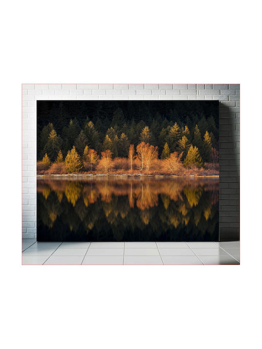 Πίνακας Reflection Autumn Trees Αντανάκλαση Δέντρων Του Φθινοπώρου 170x115