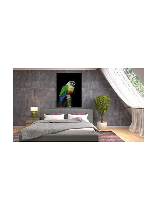 Πίνακας Colorful Parrot On A Perch Πολύχρωμος Π...