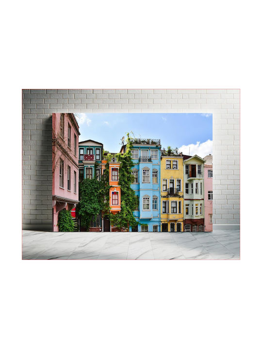 Πίνακας Colorful Buildings On A Bright Day Πολύχρωμα Κτίρια Μια Φωτεινή Μέρα 150x100