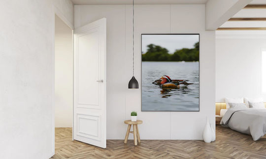 Panou Colorful Ducks On A Lake Polihrome Rațe Un Lac 70x100