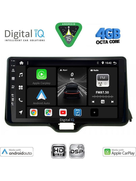 Digital IQ Car Audio System for Toyota Yaris Mazda 2 2023 with Touch Screen 10 Digital IQ BXF 16738 CPAA