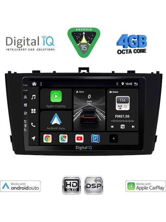 Digital IQ Car Audio System for Toyota Avensis 2009-2015 Bluetooth USB WiFi GPS Apple CarPlay Android Auto with 9" Touch Screen