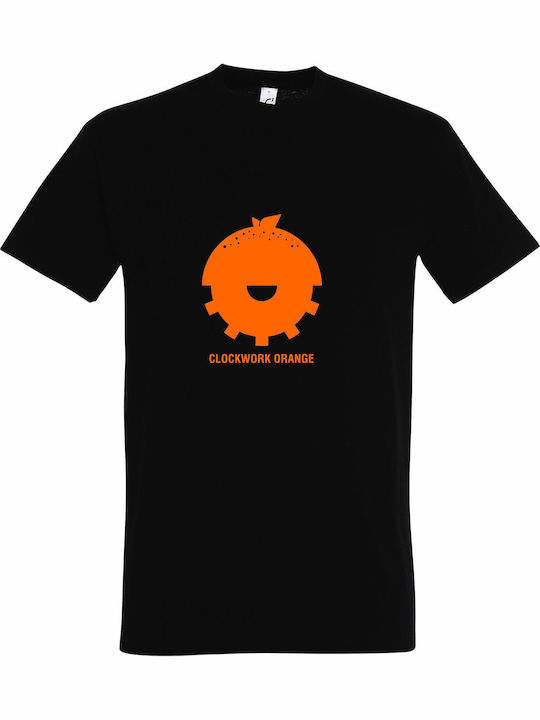 T-shirt Unisex " Clockwork Orange Movie Stanley Kubrick Fanart Design " Black