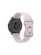 Silicone Strap Concave Garmin Vivoactive 4s Vivomove 3s Sand Pink