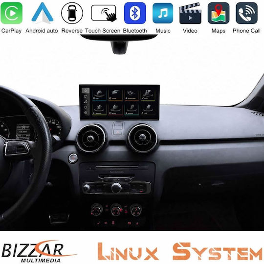Bizzar Car Audio System for Audi A1 2010-2018 Bluetooth USB AUX WiFi GPS Apple CarPlay Android Auto