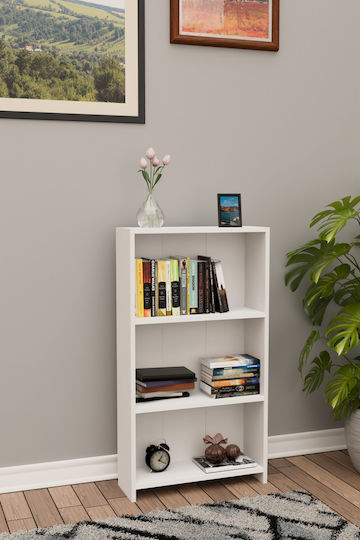Bücherregal Weiß 108x20x108cm