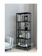 Bibliotecă Neagră 154x30x56cm