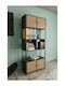 Bibliotecă Gri 76x30x181 cm