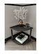 Corner Black Bookcase 39x34x39cm