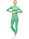 Schulung Damen Set mit Lang Leggings Türkis