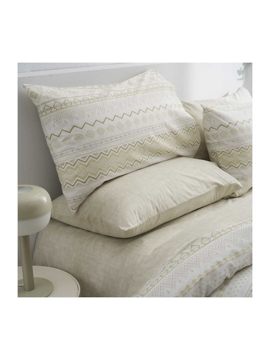Vesta Home Elea Σετ Σεντόνια Υπέρδιπλα 240x270εκ. Πράσινο (4τμχ)